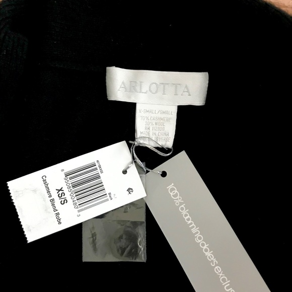 Arlotta Cashmere Blend Long Robe S/M - Picture 6 of 7